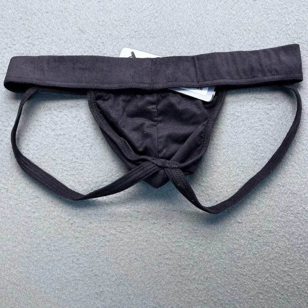 NWT‎ Modus Vivendi Suede Jockstrap Mens Large Brown 13913 Athletic Supporter